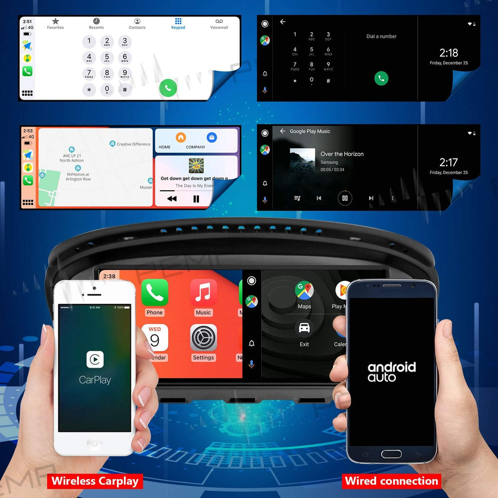 8.8 inch IPS Screen Android 10 Qualcomm 8-core 4+64G Carplay Head Unit Z9969