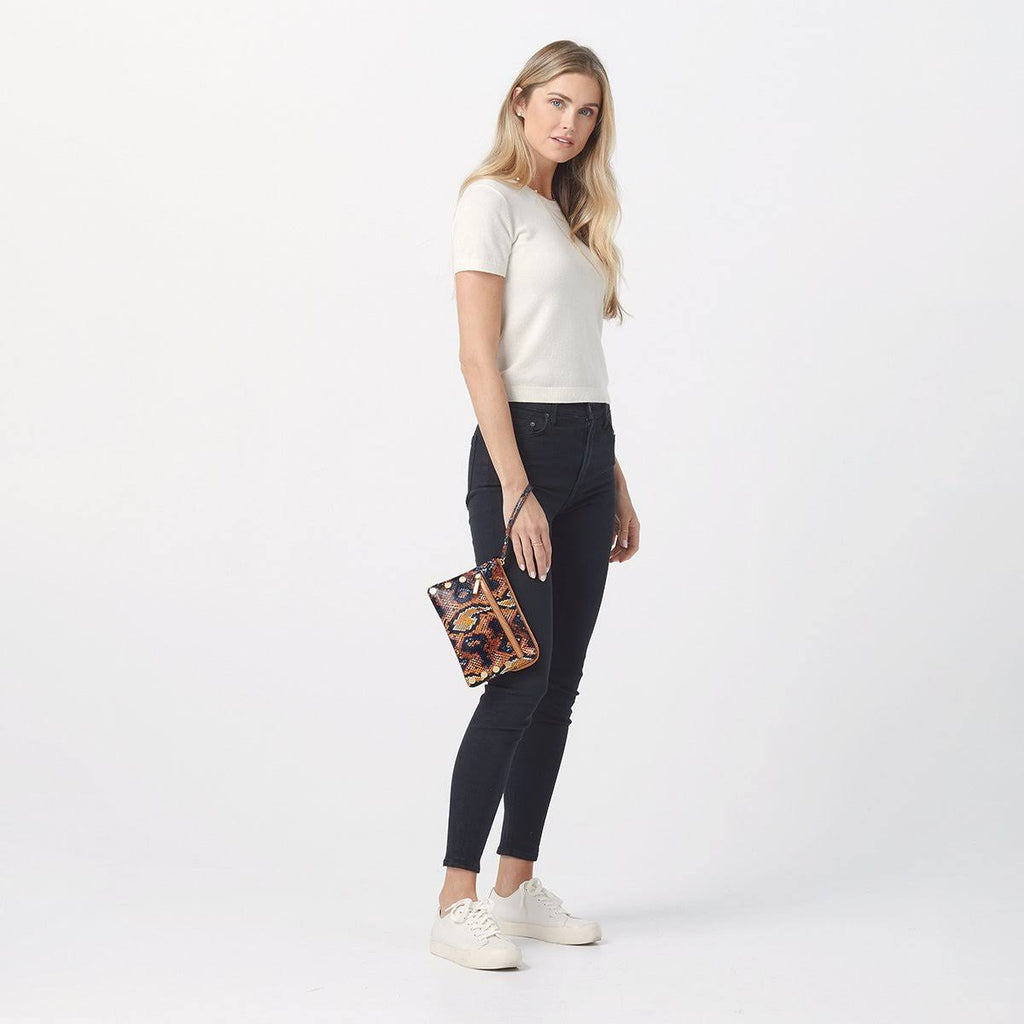 Brushed Gold Small Clutch D422