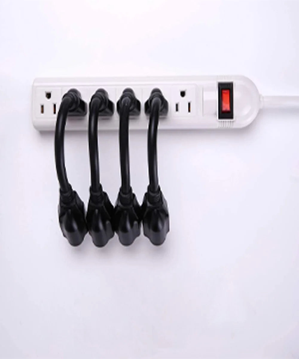 10 PACK 1 Feet Power Extension Cord W3383