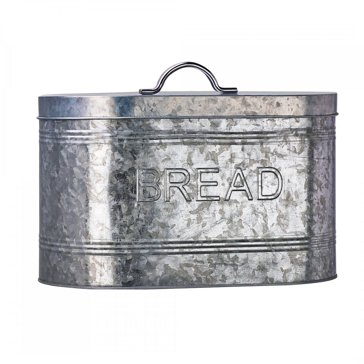 Galvanized Metal Storage Canisters, Set of 3 B8792