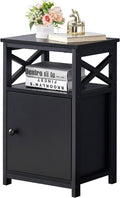 Brown Storage Cabinet and Drawer Nightstand U466722