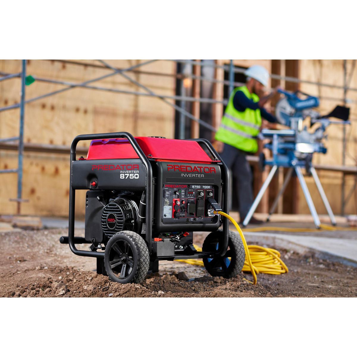 8750 Watt Open-Frame Inverter Generator R2690