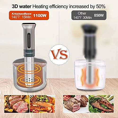 1100 Watt IPX7 Waterproof Sous Vide Cooker S468408