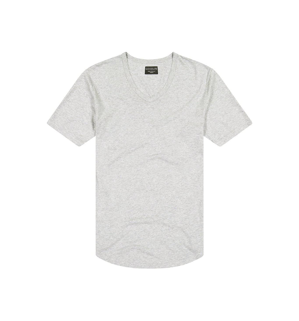 Supima Scallop V LT. Heather Grey / XXL M918554