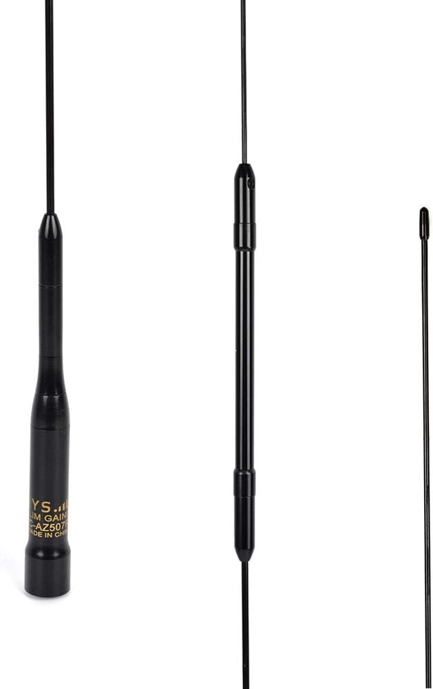 2meter 70cm Mobile Radio Antenna 29.5inch 144/430MHz PL259 Connector Pack of 2 V82861