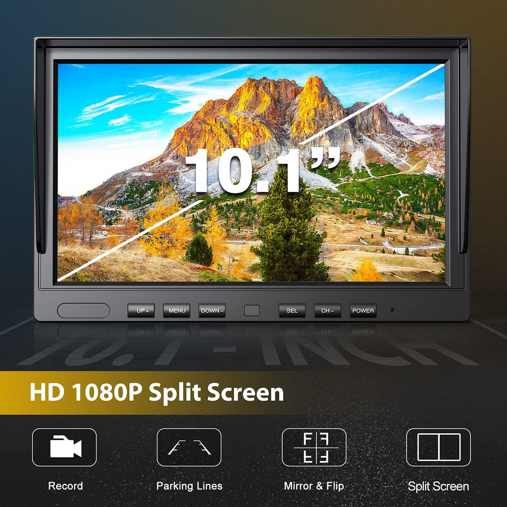 1080P Wireless Backup Camera with 10" FHD Monitor W697458