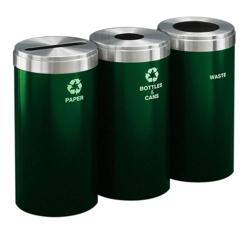 15 Gallon Three-stream Waste Recycling Station L260660