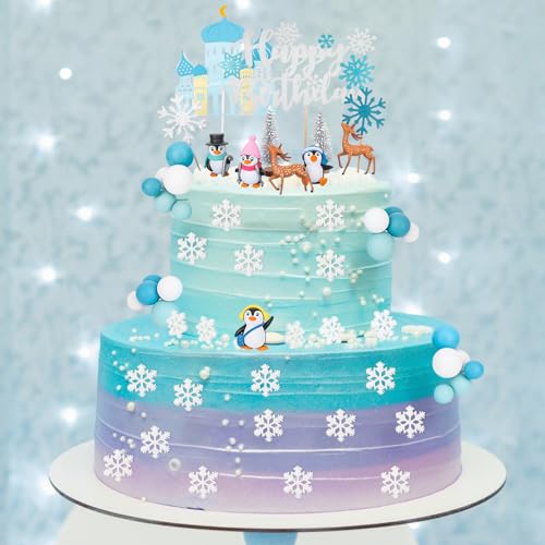 35 Piece Christmas Cake Topper Set W1436