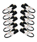 10 PACK 1 Feet Power Extension Cord W3383