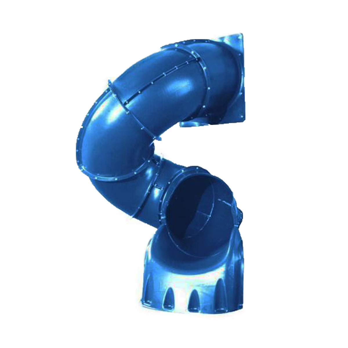 Blue Plastic Turbo Tube Slide for Backyard Swing Sets A790
