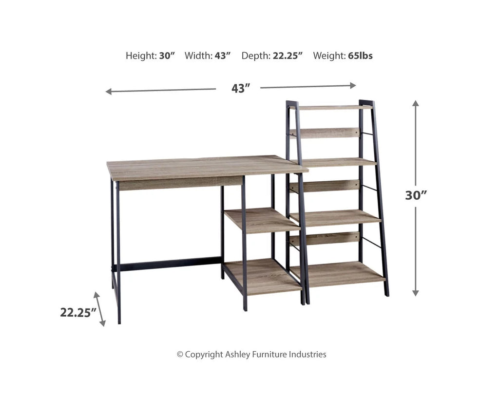 Home Office Desk and Shelf G899781