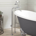Chrome Floor Mounted Tub Filler Faucet J49079