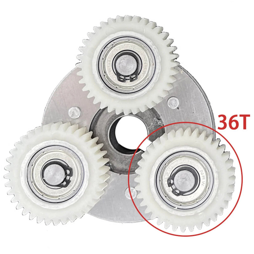 3pcs 6T Planetary Gears Set, Outer Diameter 37mm, Nylon T33605