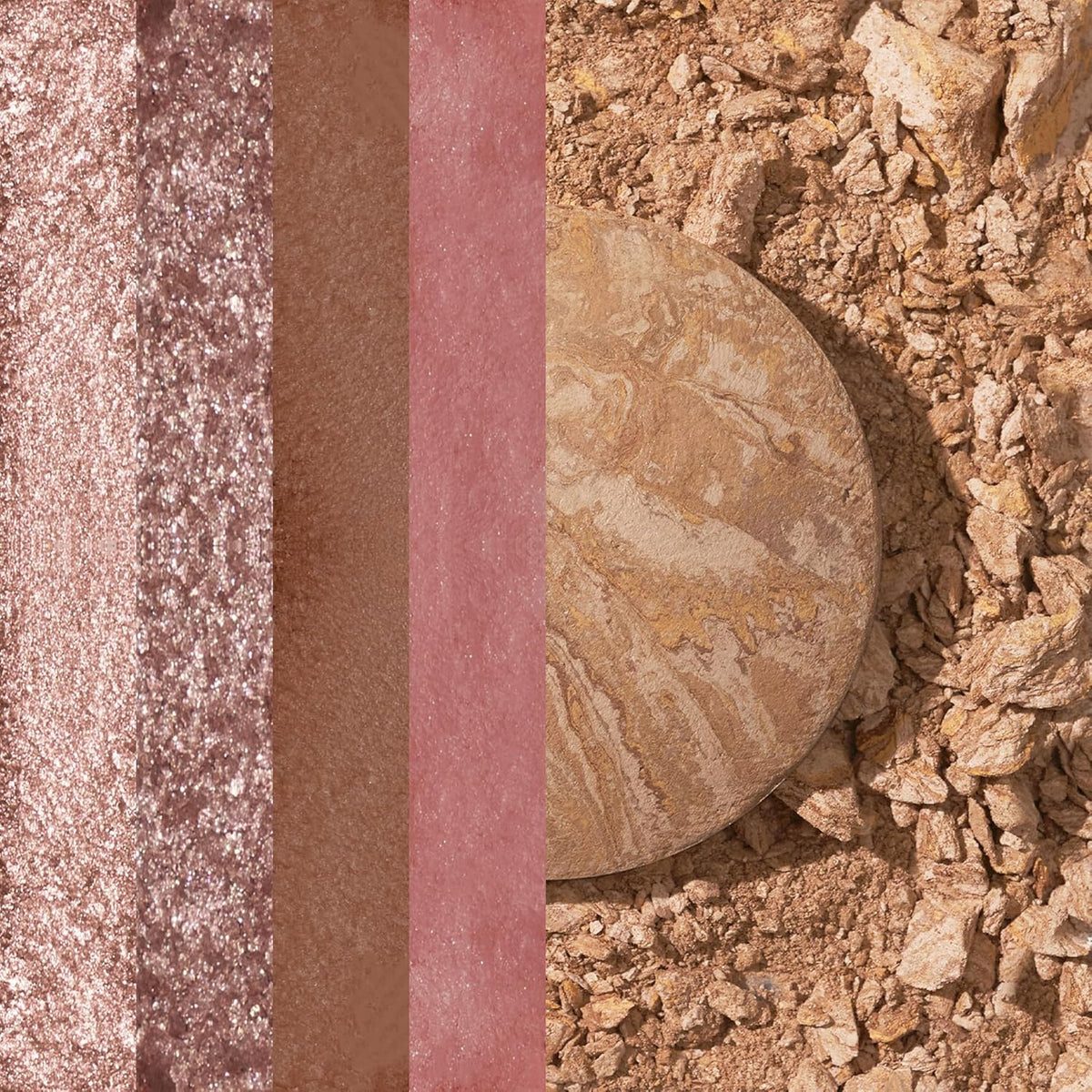Baked Powder Foundation, Medium + Baked Eyeshadow Quad D452042