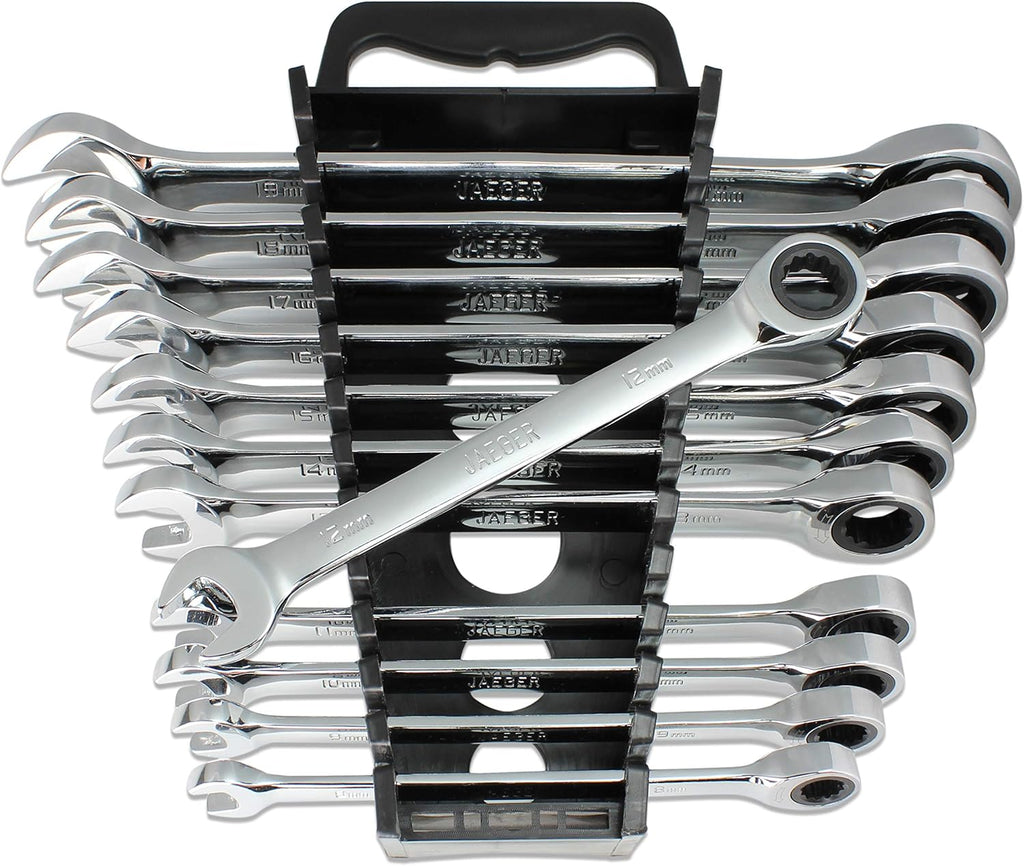 12pc Ratcheting Wrenches with Wrench Organizer, Pack of 2 X7553