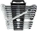 12pc Ratcheting Wrenches with Wrench Organizer, Pack of 2 X7553