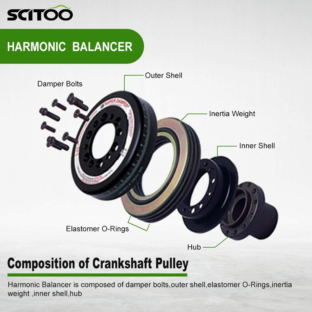 Harmonic Balancer Crankshaft Pulley Pack of 2 E316924