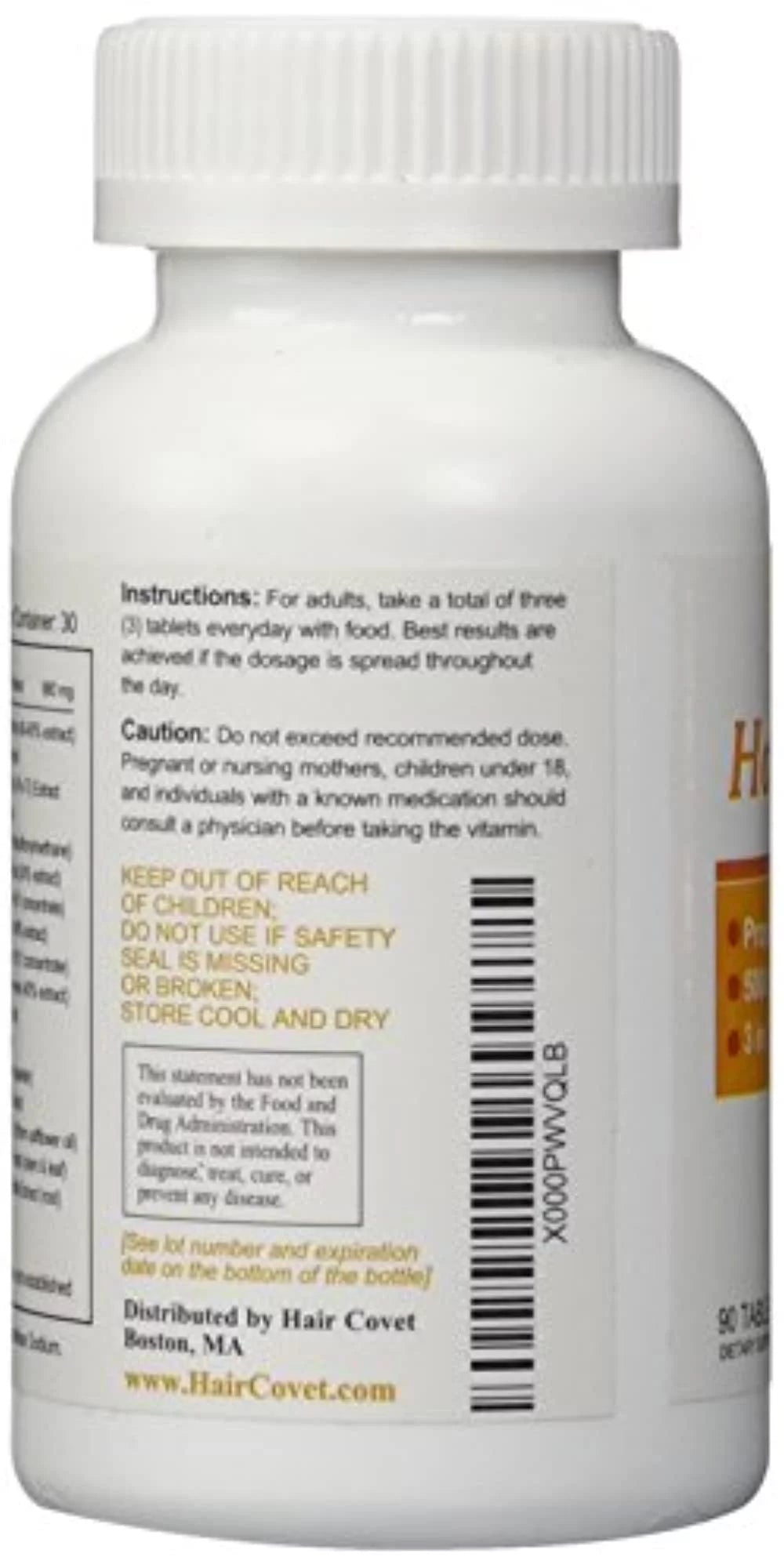 Hair Growth Supplement 90 Tablets B8313