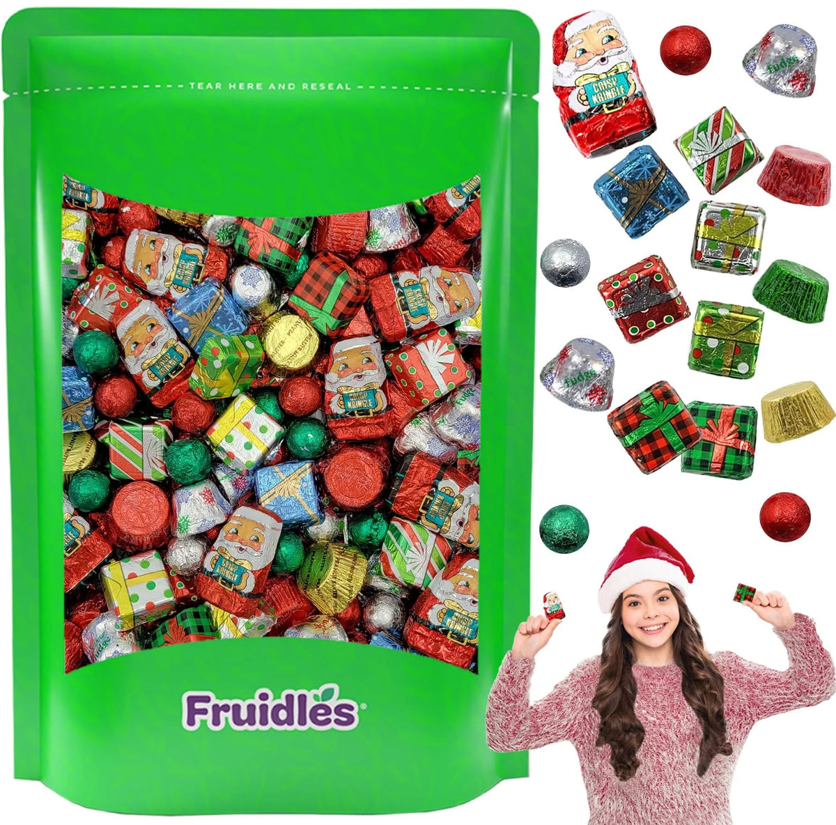 Milk Chocolate Holiday Variety Pack Individually Wrapped 1 Pound C8083