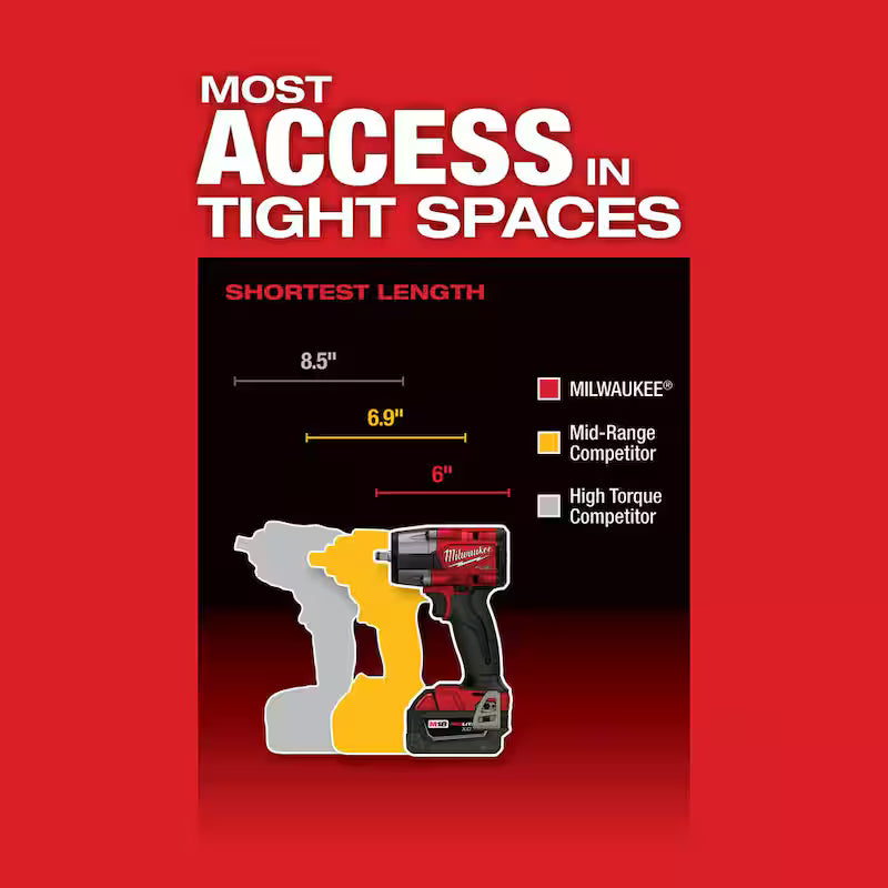 18V Brushless Cordless 3/8 in. Impact Wrench & Ratchet Q78050