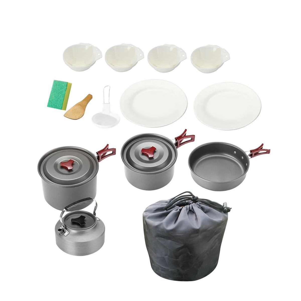 Non Stick Camping Cookware Mess T8676