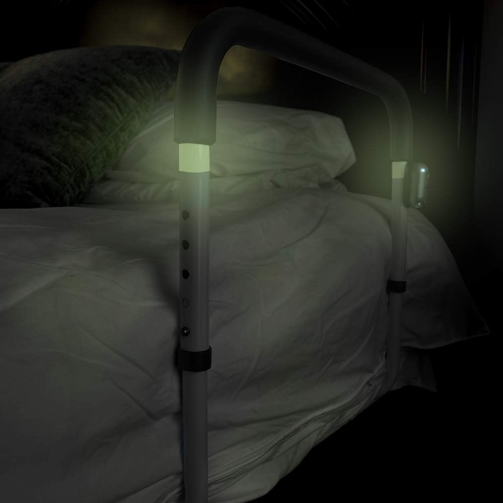 Bed Assist Rail with LED Motion Sensor Light and Anchor Strap Z21976