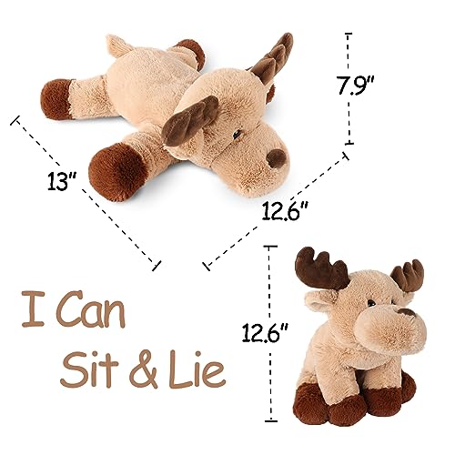 13" Super Soft Brown Stuffed Animals Plush Toy U84775