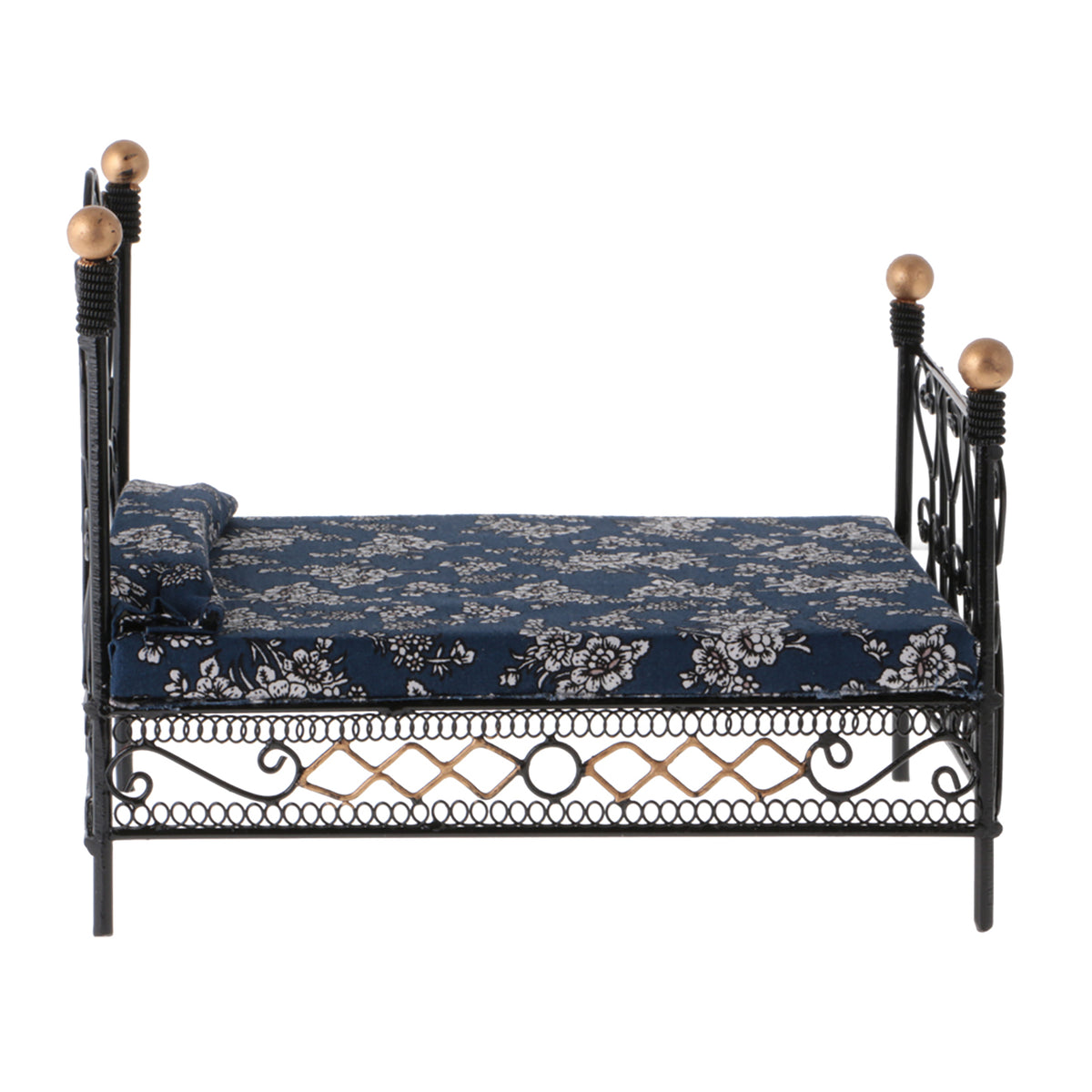 Metal Mini Double Bed Dollhouse Bed B88244