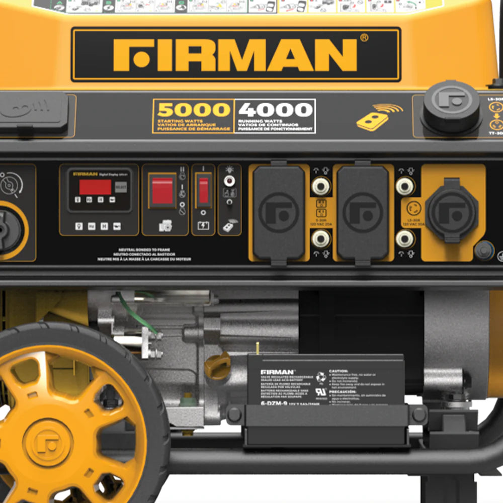 5000/4000 Watt Remote Start Gas Portable Generator K91750