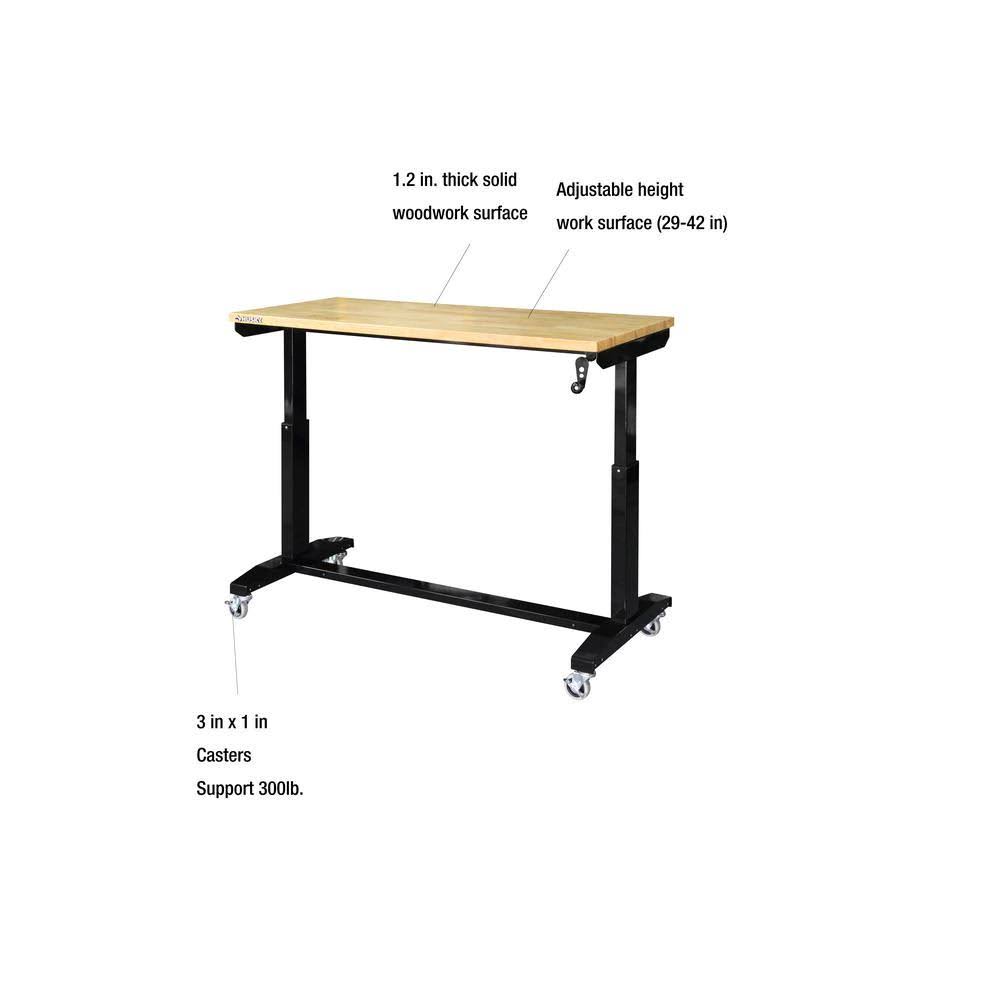 52 in. Adjustable Height Work Table Q59195