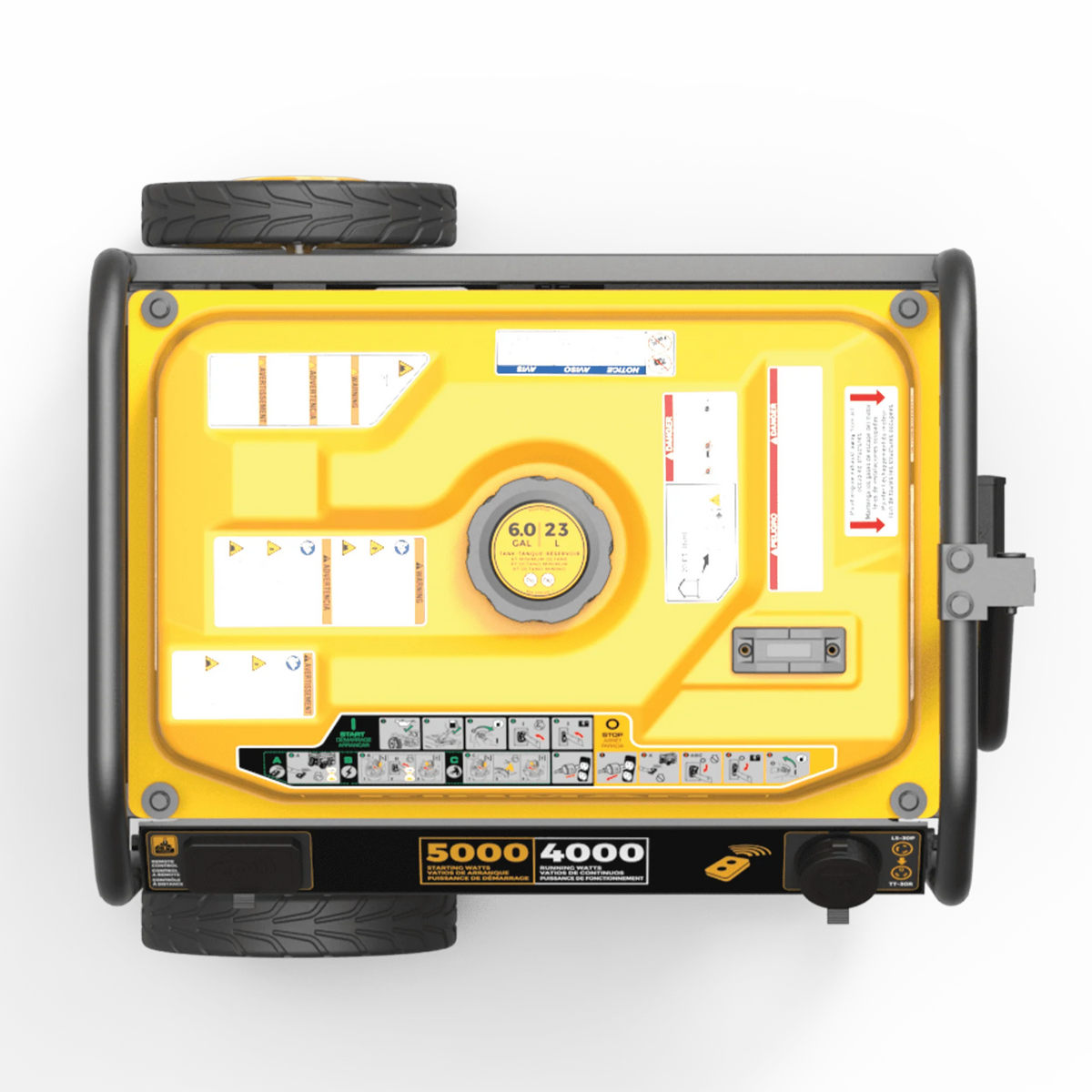 5000/4000 Watt Remote Start Gas Portable Generator K91750