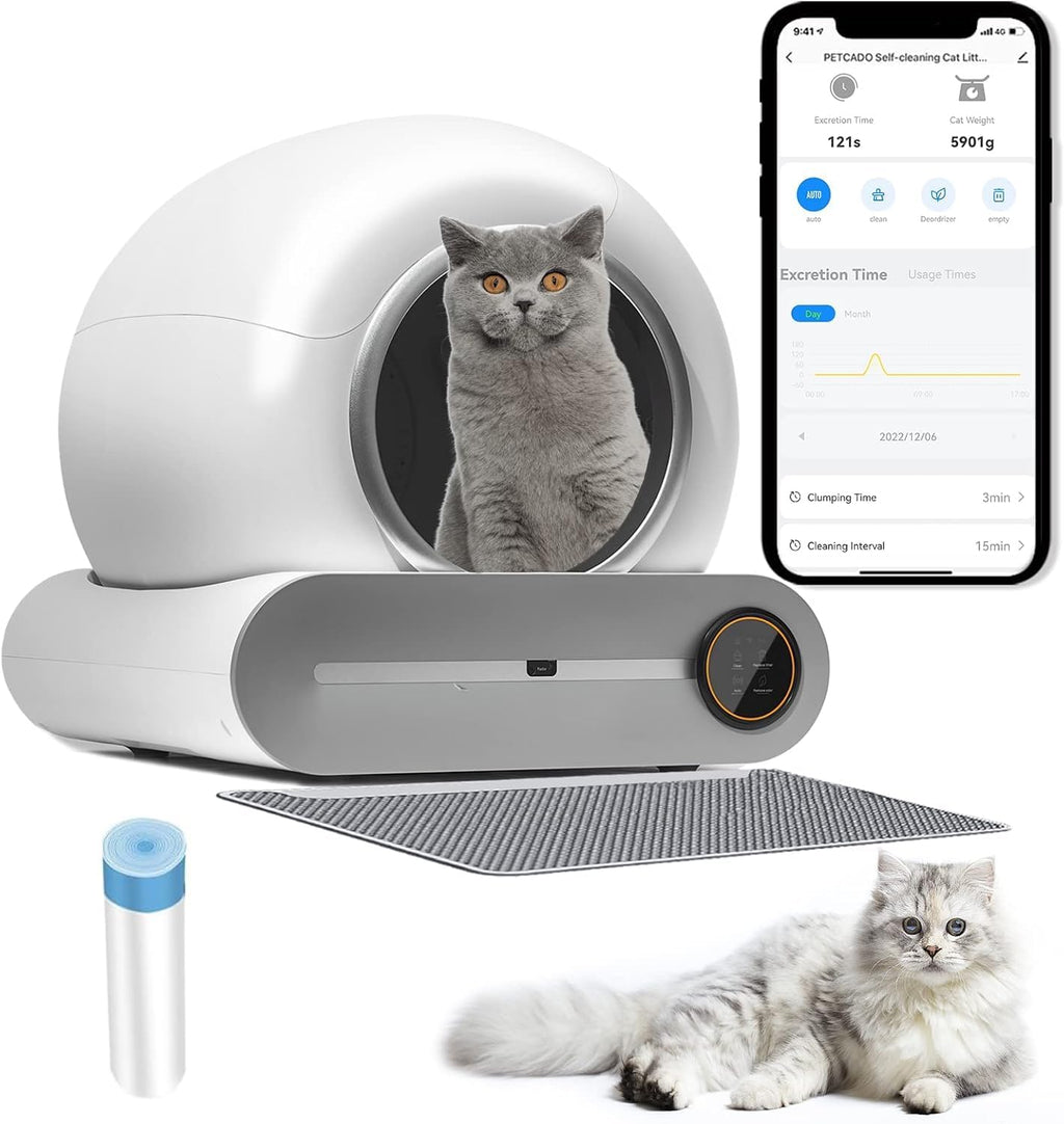 Extra Large Self-Clean Cat Litter Box T679