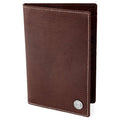 Brown Large Leather Card Travel Wallet D63888