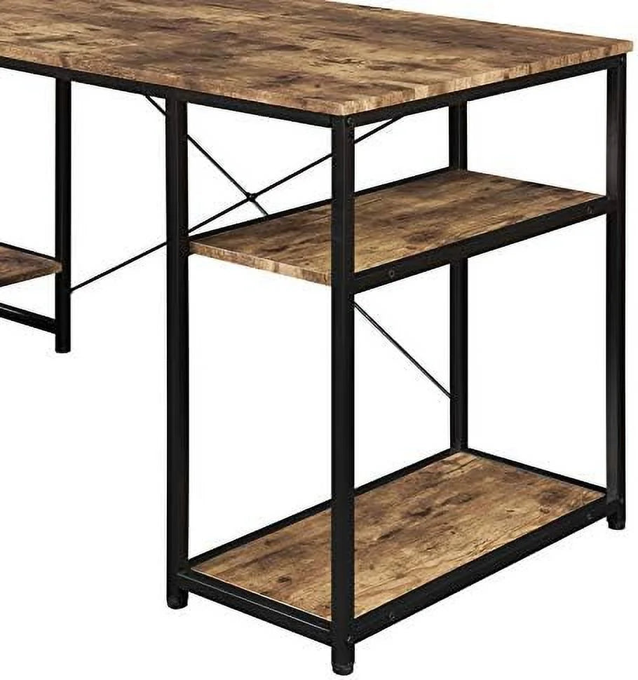 Computer Desk with Bookshelf Y914