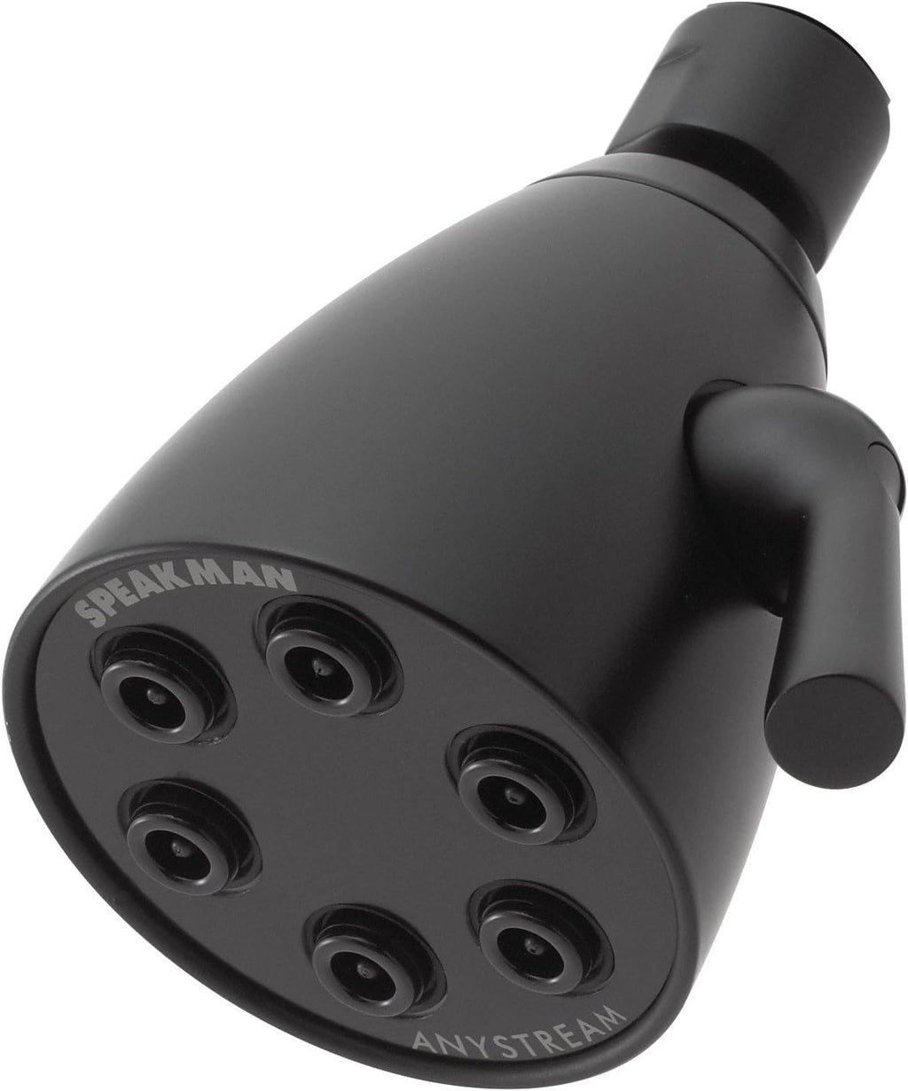 Matte Black High Pressure Adjustable Shower Head I203