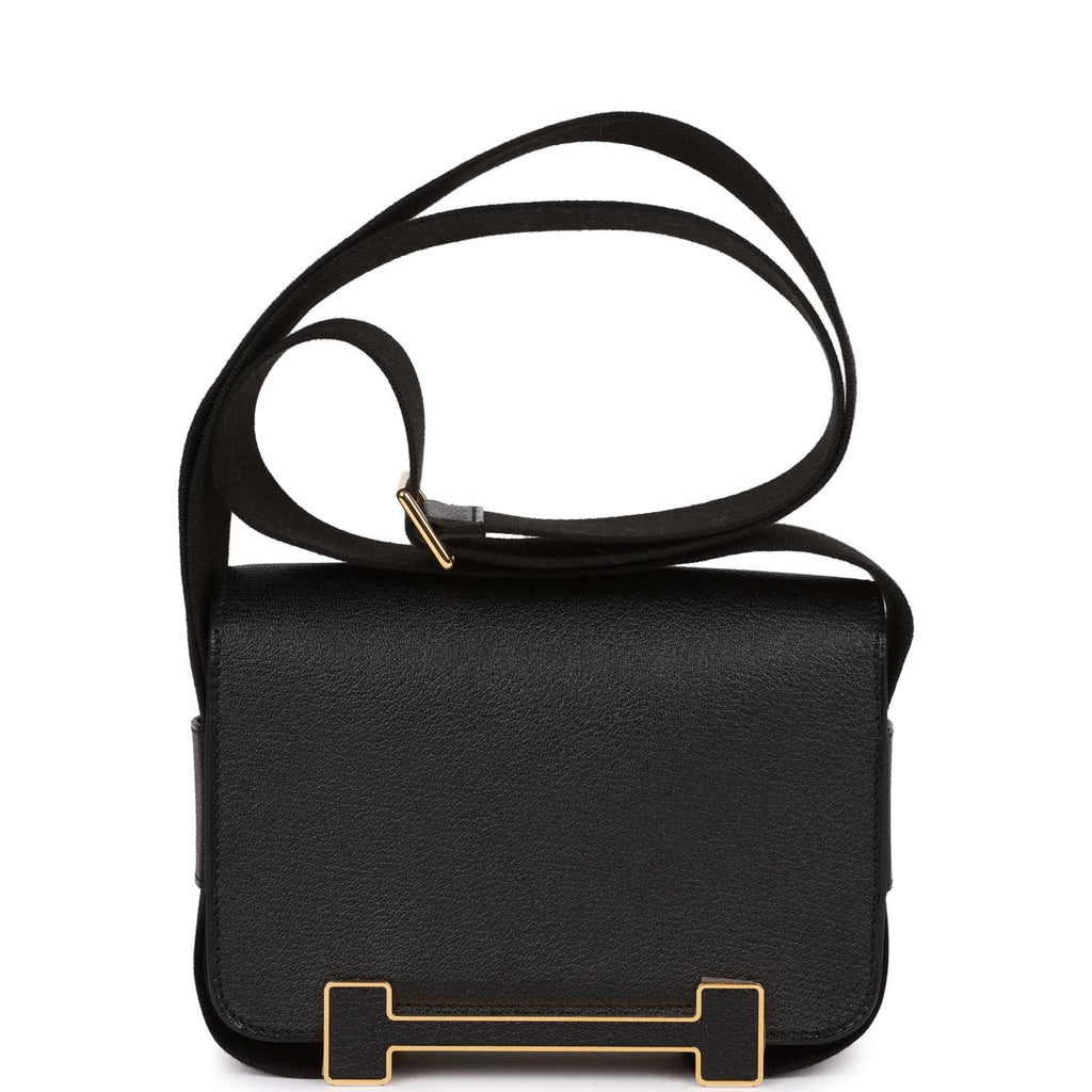 Black Chevre Bag E9903