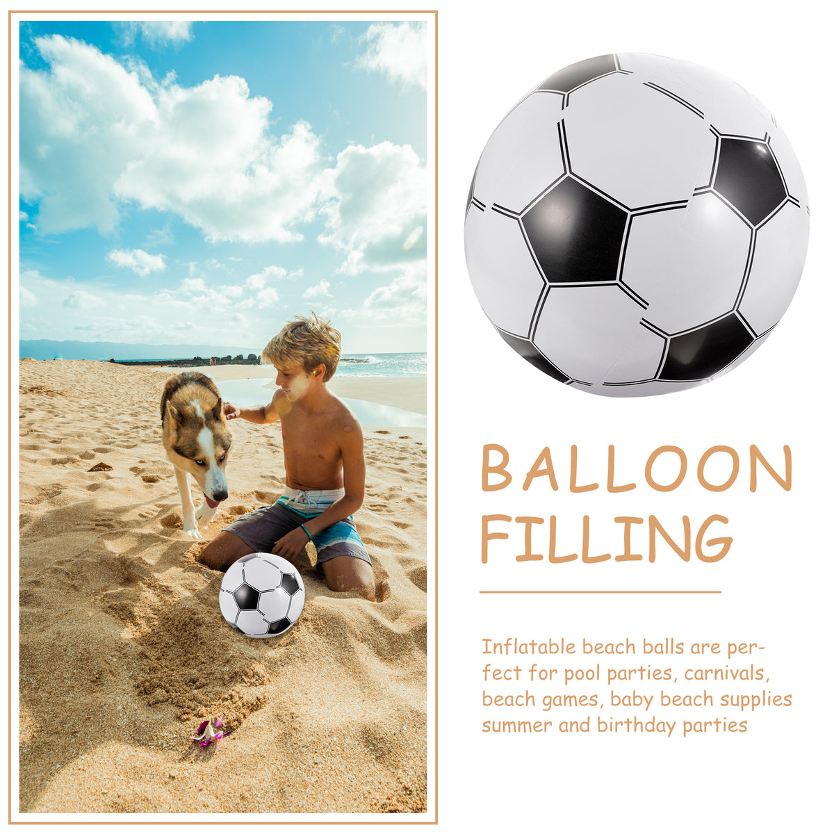 Inflatable Beach Ball Floating Water Sports Toys D8945