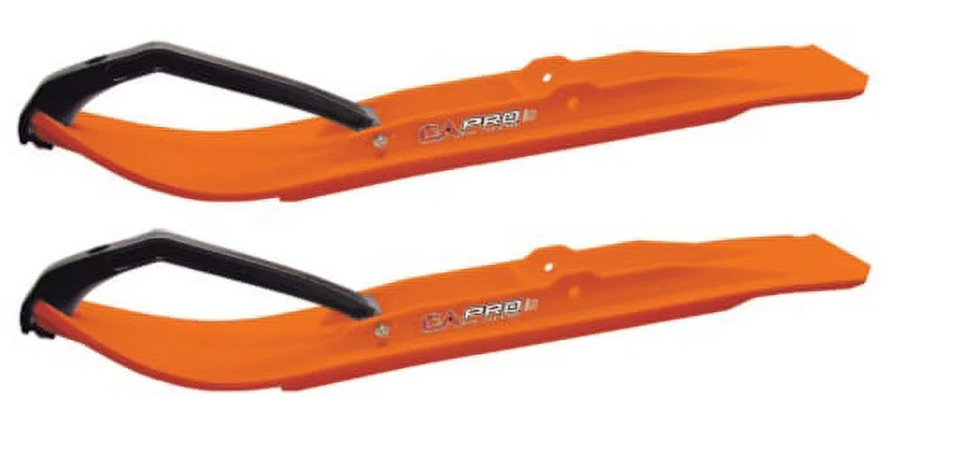 Orange XT Snowmobile Skis Complete Kit W2076