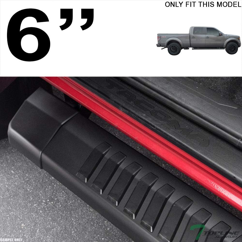 Matte Black Aluminum Side Step Rail Running Boards V526