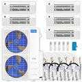 45,000 BTU 5 Zone Ceiling Cassette Ductless Air Conditioner and Heat Pump P35001