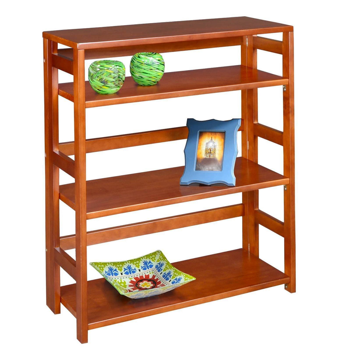 Cherry High Folding Bookcase U40627