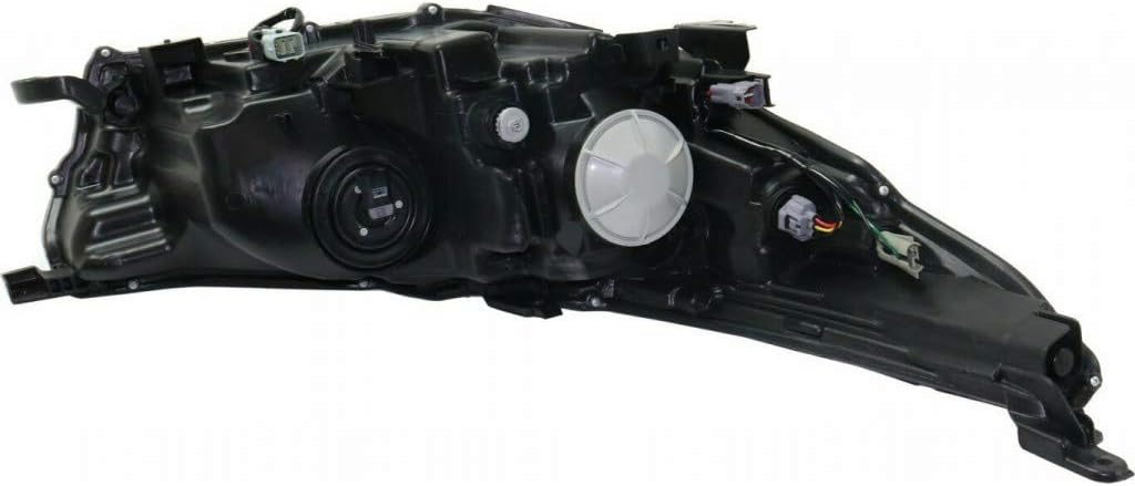 Passenger Side Headlight Assembly with Smoked Chrome Accent I6239