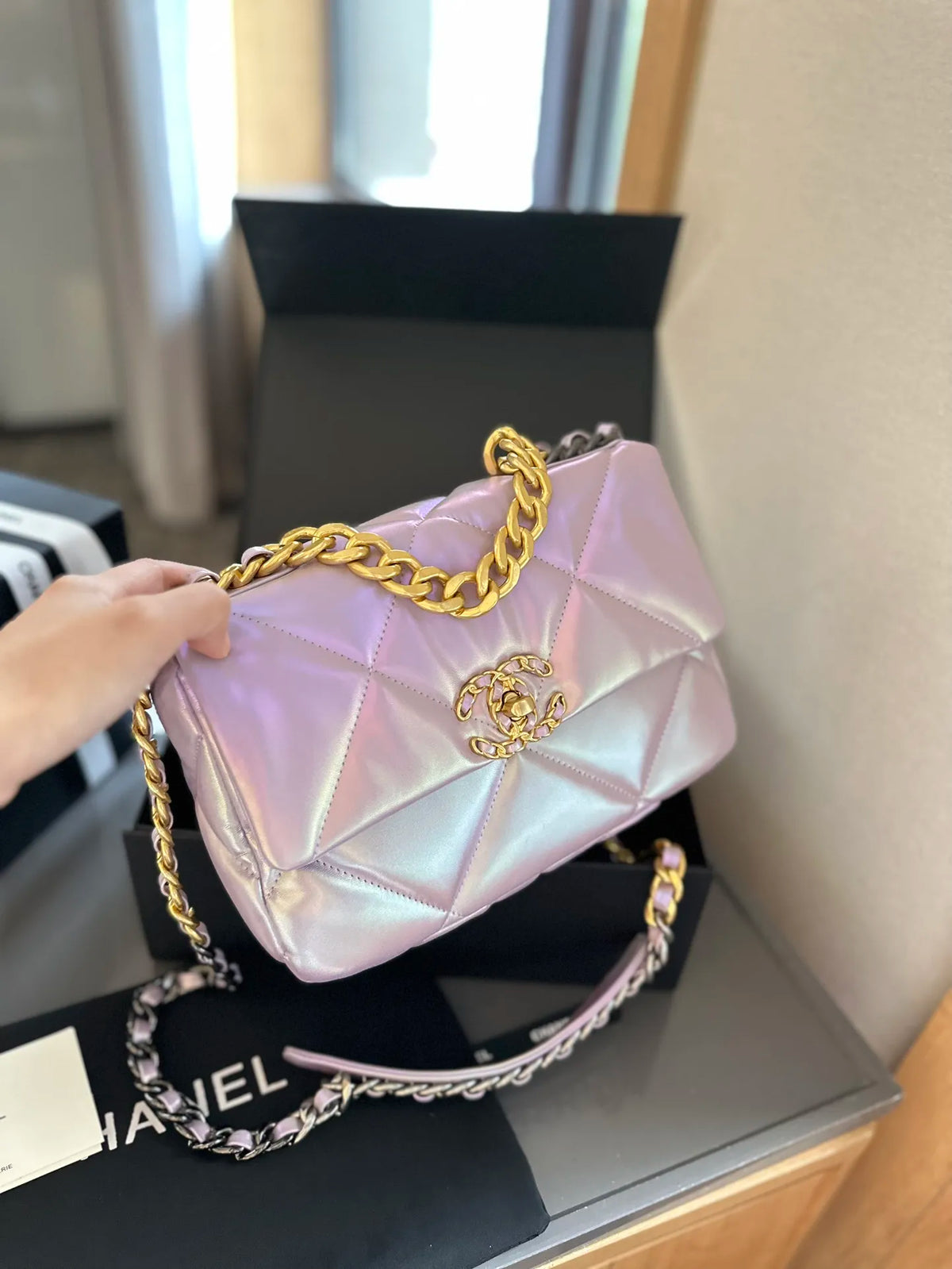 Small Medium Silver Gold Bag I991