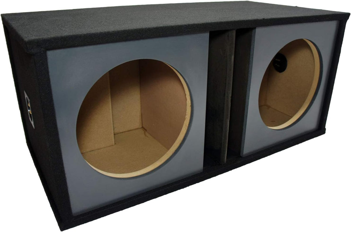 Dual 12 Sub Box & CXA800.1 Car Stereo Bundle V6969