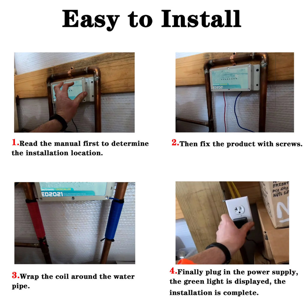 Electronic Water Descaler System Salt Free Water Softener W449313
