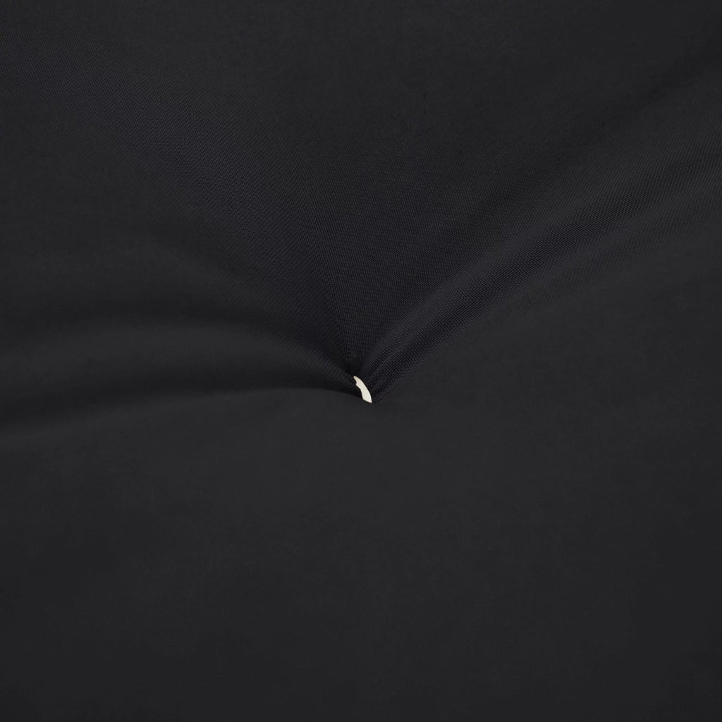Queen Size 6-inch Black Suede Futon Mattress D143530