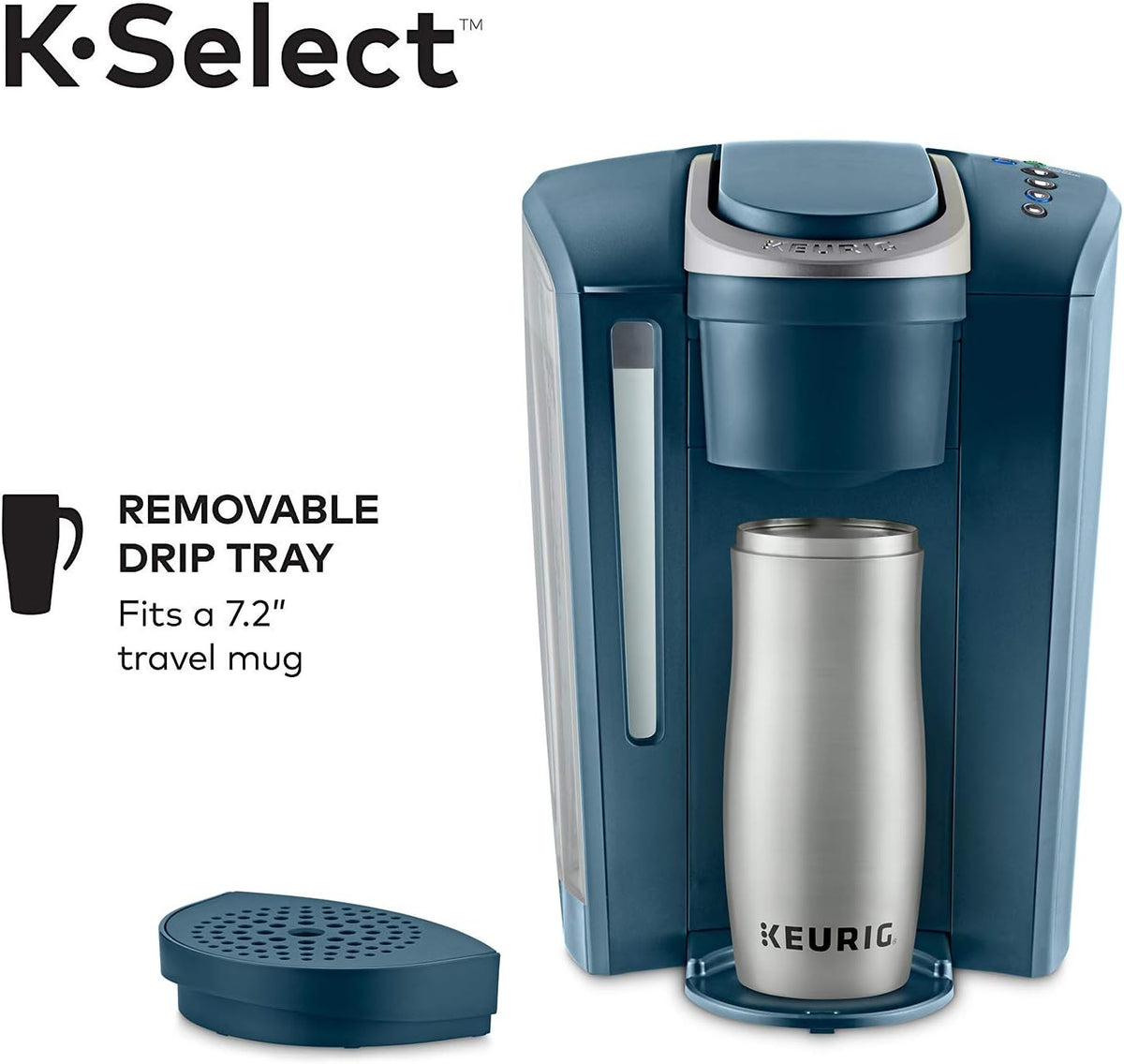 Marine Blue Single Serve K-Cup Pod Coffee Maker B250