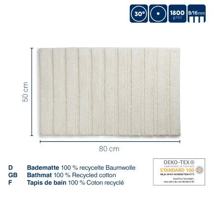 Grey Bathmat D7667