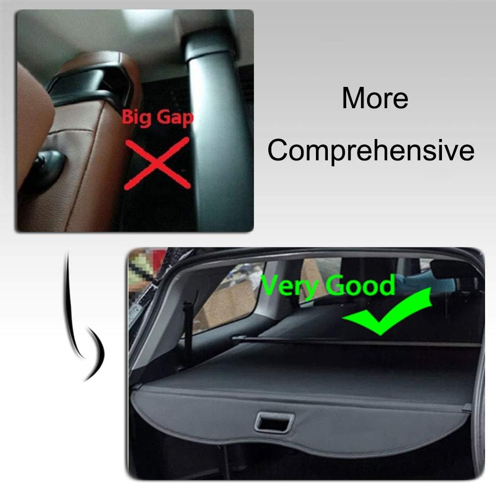 Black Retractable Cargo Cover for Jeep Cherokee C15937