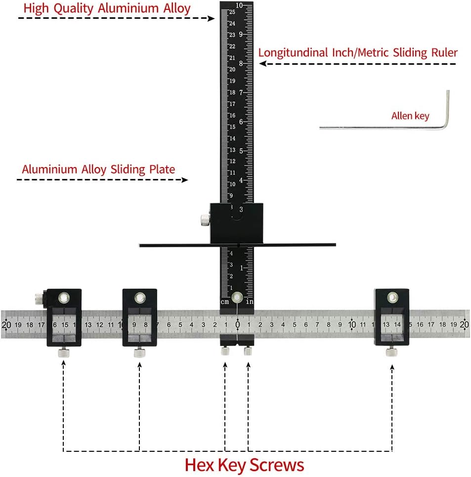 Adjustable Stainless Steel Cabinet Hardware Jig S91947